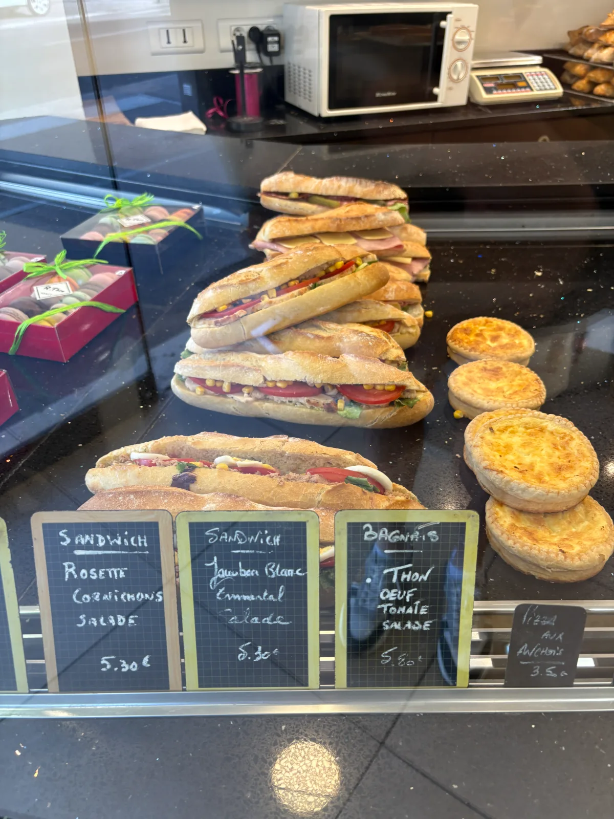 Nos sandwichs